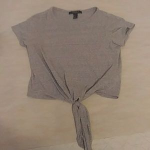 Short sleeve tie up  tee